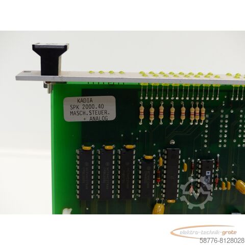 Component Kadia SPK 2000.40 EAU0100022 uer. + Analog SN 47299ETG