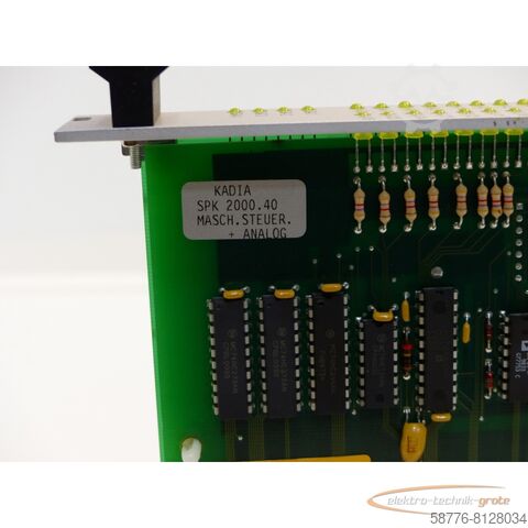Component  Kadia SPK 2000.40 EAU0100022 uer. + Analog SN 47301ETG
