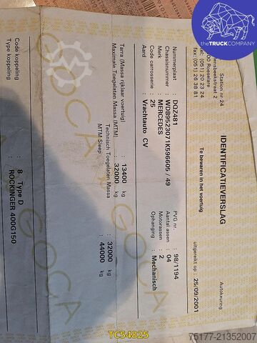 Přeprava kontejnerů Mercedes-Benz Actros 3235