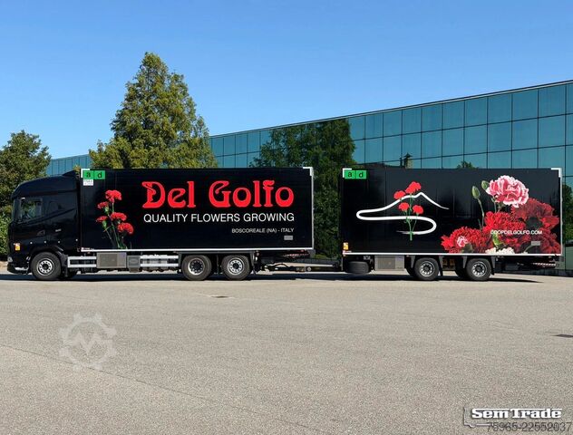 Camion frigorifique DAF XG 480 EURO 6E FAR 50 CC COMBI FLOWER WIDE CARRI