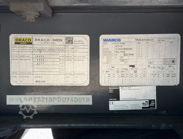 Camion frigorifique DAF XG 480 EURO 6E FAR 50 CC COMBI FLOWER WIDE CARRI