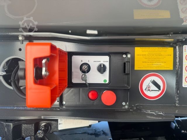 Kiperska poluprikolica SCHMITZ CARGOBULL SKI 24 SL 7.2- 24.6m3/ne/Lenk-Lift/LED