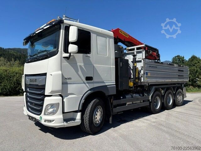 Tresidig tippbil DAF XF 530 Kipper PK 27002-E
