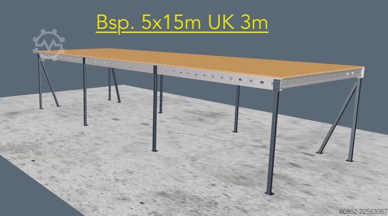 Plataforma de almacenamiento Lagerbühne auf Wunschmaß ! Traglast 250 - 1000 kg/qm