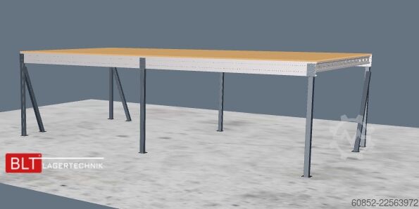 Depolama platformu 5x10m Lagerbühne , Belastung : 500kg/qm Unterkante: 2,5m , ca. 50qm Systembühne