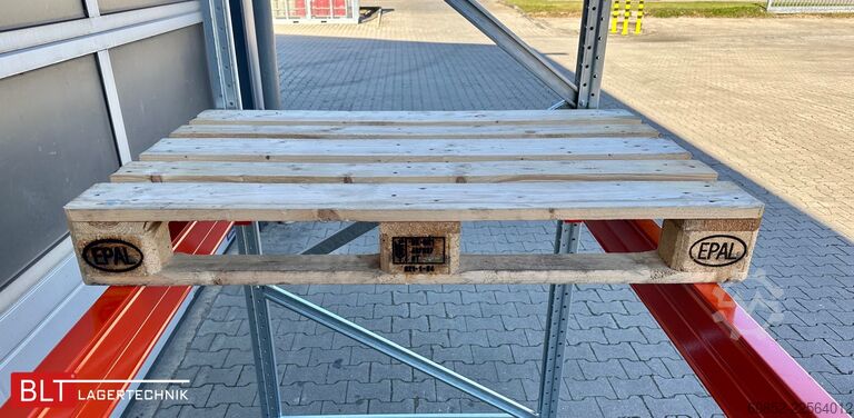 Tung hylla ca. 100,16 lfm. Palettenregale H: 250 cm Fachlast: 3000 kg , 324 Palettenplätze