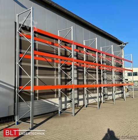 Zwaarlaststelling ca. 14 lfm. Palettenregale H: 500cm Fachlast: 4500 kg , 60 Palettenplätze
