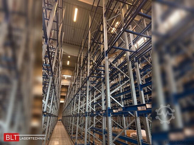 Zwaarlaststelling SSI Schäfer PR600 – 101 lfm | Höhe 9,85m Boden + 4 Ebenen | Fachlast bis 3500 kg