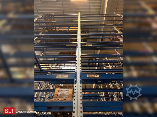 Zwaarlaststelling SSI Schäfer PR600 – 101 lfm | Höhe 9,85m Boden + 4 Ebenen | Fachlast bis 3500 kg