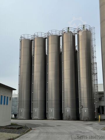 2 x 115 m³ aluminium opslagsilo