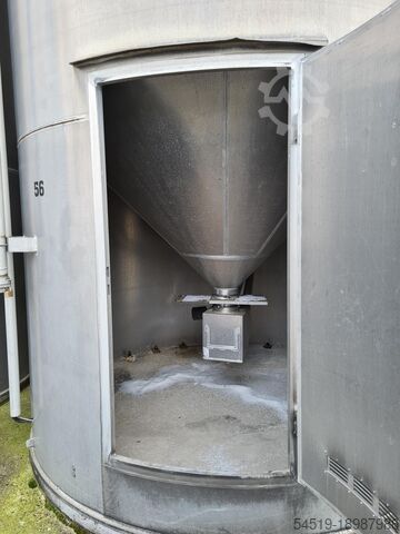 2 x 115 m³ aluminium opslagsilo  