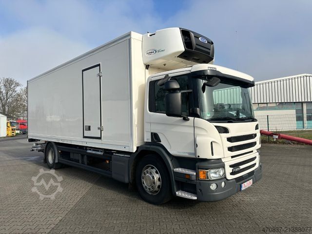 Kühlkoffer-LKW SCANIA P250 / LBW / Carrier 1150 MT / Seitentür / Trenn