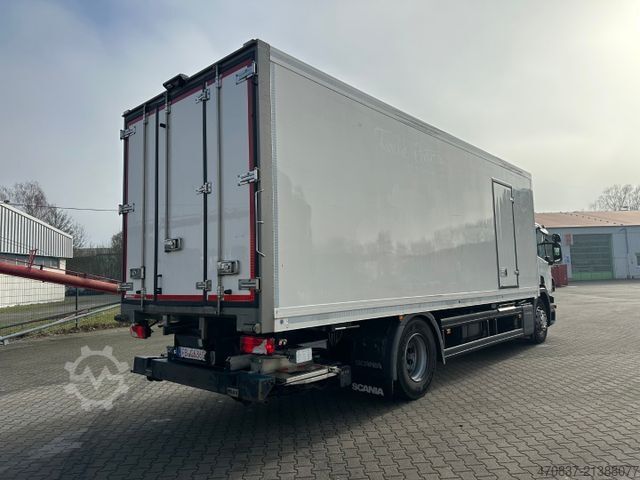 Kühlkoffer-LKW SCANIA P250 / LBW / Carrier 1150 MT / Seitentür / Trenn