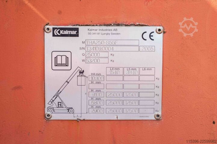 Full-container reach stacker Kalmar TRA250-S55F (RT240) - 4x4 - with CE !!!