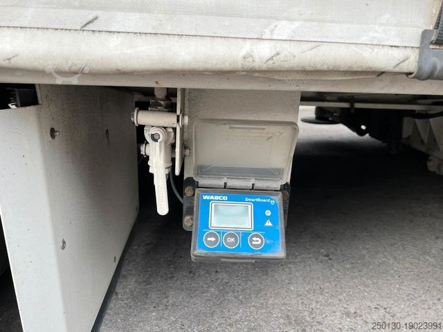 Dieplader oplegger MEUSBURGER MPG-3 Tieflader Plane Lenk/Liftachse Hydr. Rampe