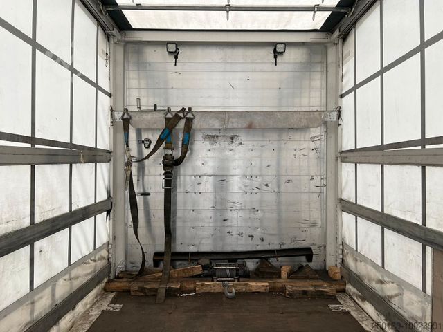 Dieplader oplegger MEUSBURGER MPG-3 Tieflader Plane Lenk/Liftachse Hydr. Rampe