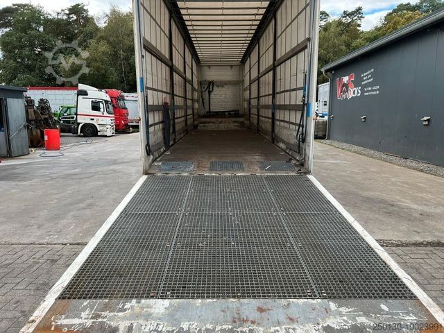 Dieplader oplegger MEUSBURGER MPG-3 Tieflader Plane Lenk/Liftachse Hydr. Rampe