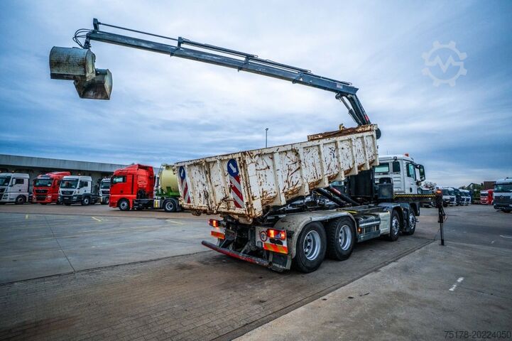 Haakarmsysteem MAN TGS 32.420 BL + HIAB X-HIDUO 188/3x