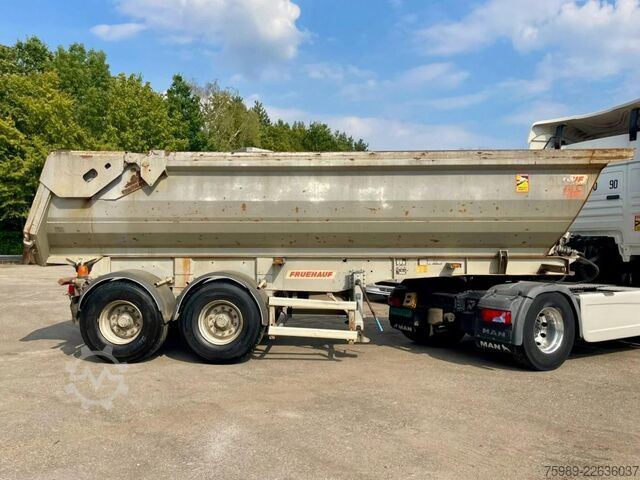 Kamion za otkači Fruehauf STEEL CHASSIS,  DUMPER!   Full spring!  TOP con...