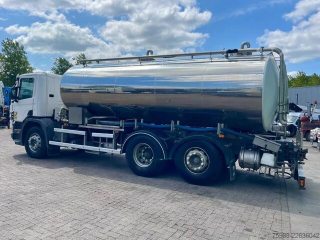 Tanker Scania G 114 - 340  FOOD TANK RETARDER,  HYDRAULIC, PTO