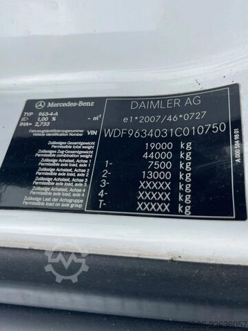 Standard-SZM Mercedes-Benz Actros 1848 Vin: WDF9634031C010750 , FRIGO, TOP...