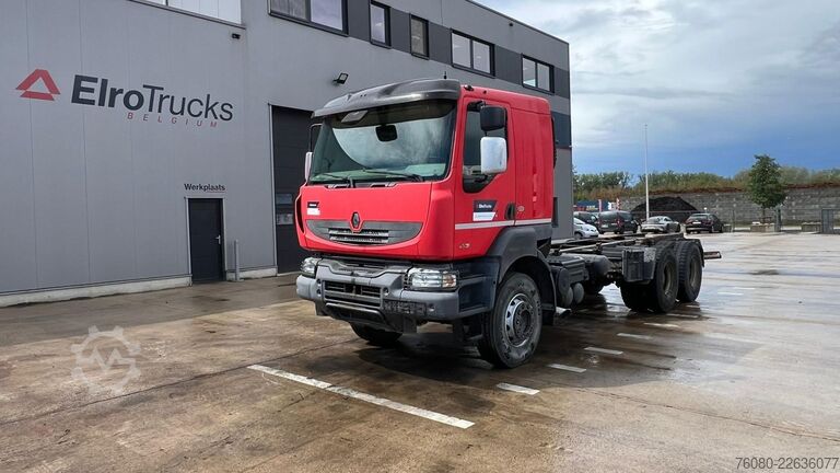 Šasija sa taksijem Renault Kerax 450 DXI (BOITE MANUELLE / LAMES / GRAND P...