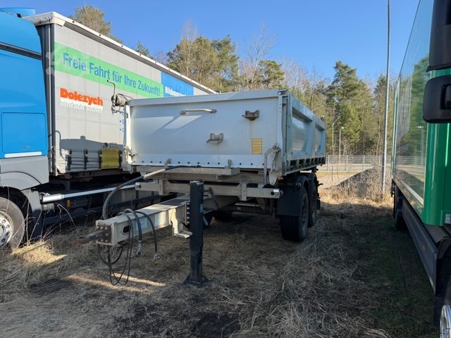 Rimorchio ribaltabile a tre lati SCHMITZ CARGOBULL ZKI 18-4.9 Tandem 3-Seiten Kip Stahl  Alu Felgen