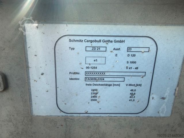 Rimorchio ribaltabile a tre lati SCHMITZ CARGOBULL ZKI 18-4.9 Tandem 3-Seiten Kip Stahl  Alu Felgen