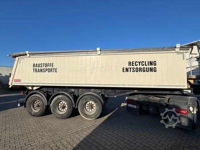 Semirimorchio ribaltabile LANGENDORF SKA 24/30  ALU Mulden Kipper  26m³  Liftachse