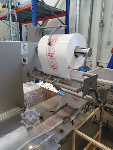 Mașină de ambalat felii de gheață carbonică în blocuri ASCO Automatic Wrapping Machine APM 40