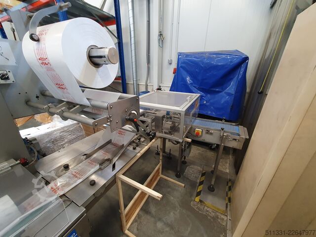 Mașină de ambalat felii de gheață carbonică în blocuri ASCO Automatic Wrapping Machine APM 40