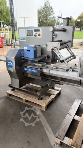 Avvolgitrice per fette di blocco di ghiaccio secco ASCO Automatic Wrapping Machine APM 40