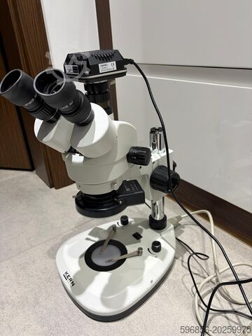 Stereoskopik mikroskop KERN OZL 464 Mikroskop stereoskopowy KERN OZL 464 z kamerą cyfrową