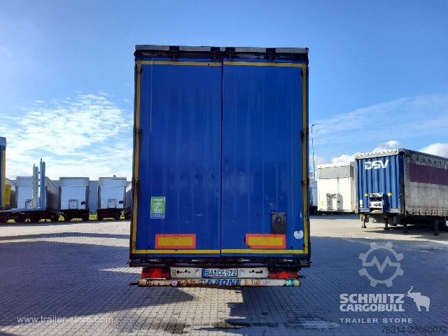 Nyitott ponyvás félpótkocsi Krone Curtainsider Mega