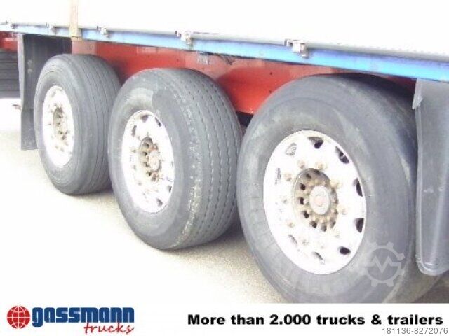 Åben sættevogn med presenning Schmitz S 01