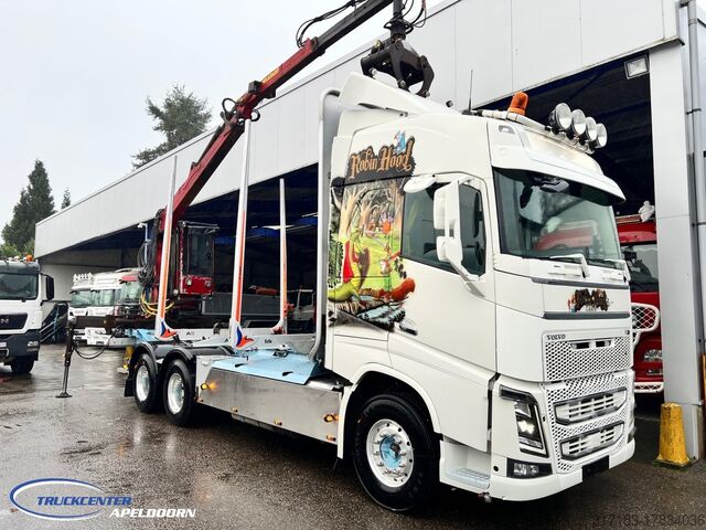 Houtvoertuig Volvo FH 750 Loglift, 6x4, Dynamic steering