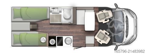 Halvintegrerad husbil Forster T 699 EB Comfort-Line- & Winter-Paket