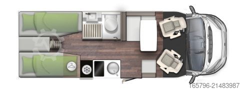 Halvintegrerad husbil Forster T 699 EB 140 PS * Automatik * 3,5 t