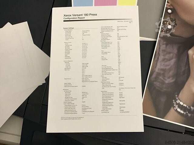  XEROX XEROX Versant 180 Press