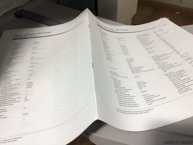  XEROX XEROX Versant 180 Press