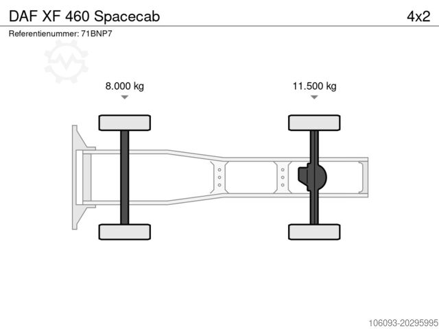 Standard-SZM DAF XF 460 Spacecab
