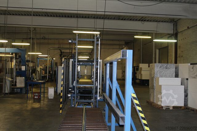 AUTOMATISCHE EPS-BLOCKSCHNEIDLINIE AUTOMATYCZNA LINIA DO CIĘCIA BLOKÓW EPS 