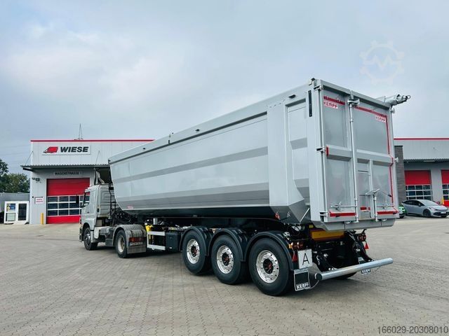 Kippers oplegger KEMPF SKM 36/3 SR-Membran Stahl Halbrundmulde 50m³