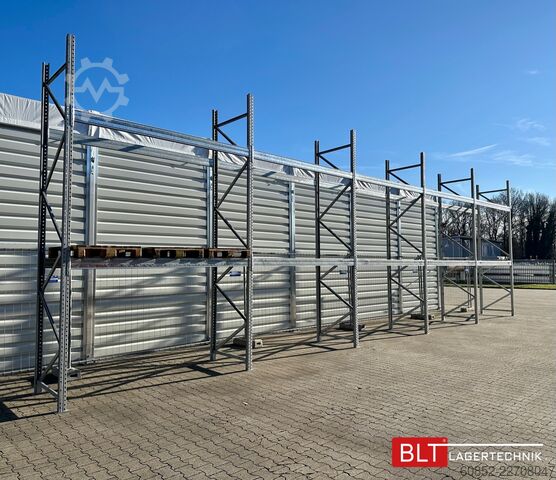 Rayonnage à palettes 100 lfm. Palettenregale für Außenbereich H: 4,5m , 3000 kg Fachlast , FVZ