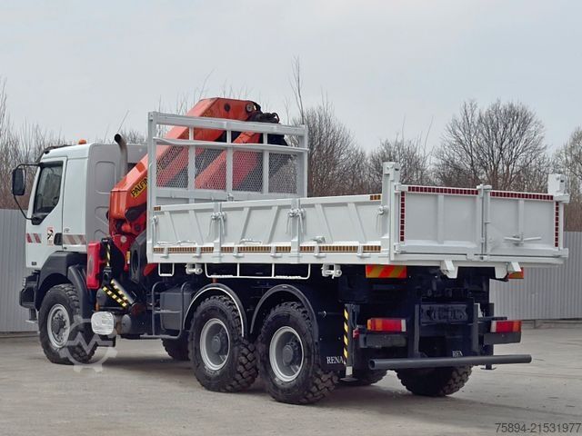 Tipper truck RENAULT KERAX 420 DCI* PK 36002/FUNK * 6x6 * TOPZUSTAND