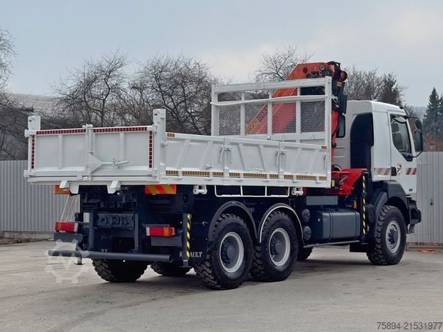 Tipper truck RENAULT KERAX 420 DCI* PK 36002/FUNK * 6x6 * TOPZUSTAND