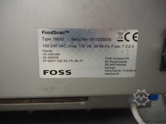 Meat processing machine Foss Foodscan Pro 78810