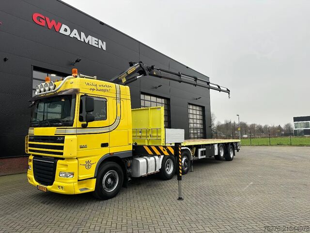 Standaard-SZM DAF XF 105 410 6x2 Palfinger PK 20002 + Tracon Trailer