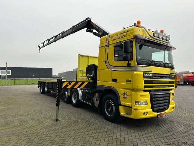 Standaard-SZM DAF XF 105 410 6x2 Palfinger PK 20002 + Tracon Trailer