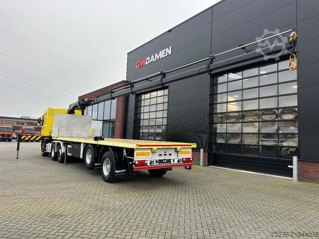 Standaard-SZM DAF XF 105 410 6x2 Palfinger PK 20002 + Tracon Trailer